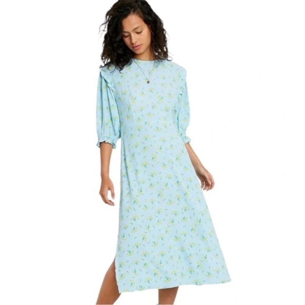 Faithful The Brand Jean Mari‎ Floral Midi Dress